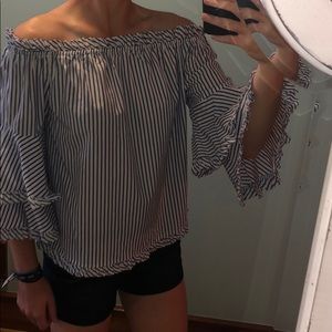 Off the shoulder blouse